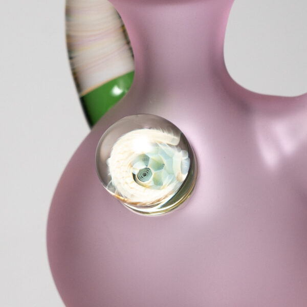 Shop Brando - 10mm Full Blasted Ball Rig - Pink w/ Lime Juice - Fume Cluster Millie in australian
