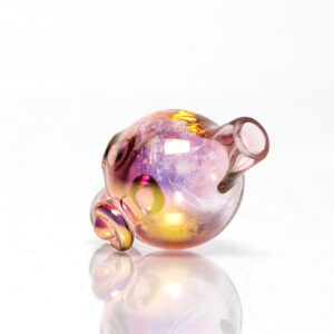 Shop Brando - 10mm Fumed & Half Blasted Ball Rig - Milky Blue - Honeycomb Millie #2 in australian