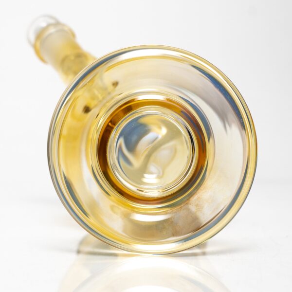 Shop Brando - 10mm Fumed & Half Blasted Ball Rig - Milky Blue - Honeycomb Millie #1 in australian