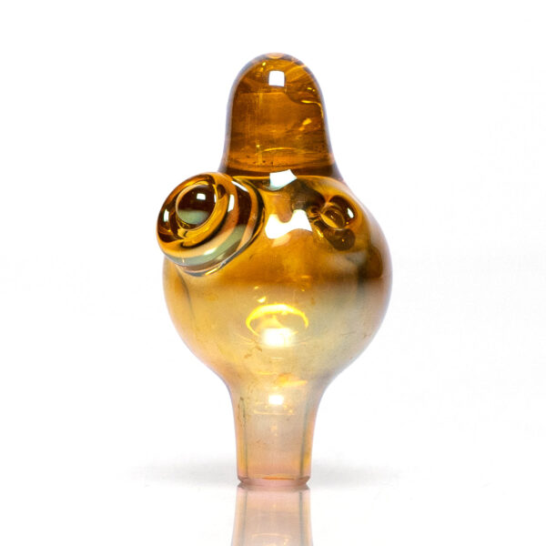 Shop Brando - 10mm Fumed & Half Blasted Ball Rig - Milky Blue - Honeycomb Millie #1 in australian