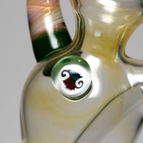 Shop Brando - 10mm Fumed Mini Tube - Green - Red & Blue Wag Millie in australian