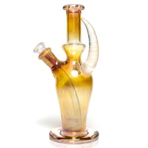 Shop Brando - 10mm Fumed Mini Tube - White - Orange & Rainbow Wag Millie in australian