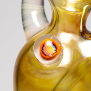 Shop Brando - 10mm Fumed Mini Tube - White - Orange & Rainbow Wag Millie in australian