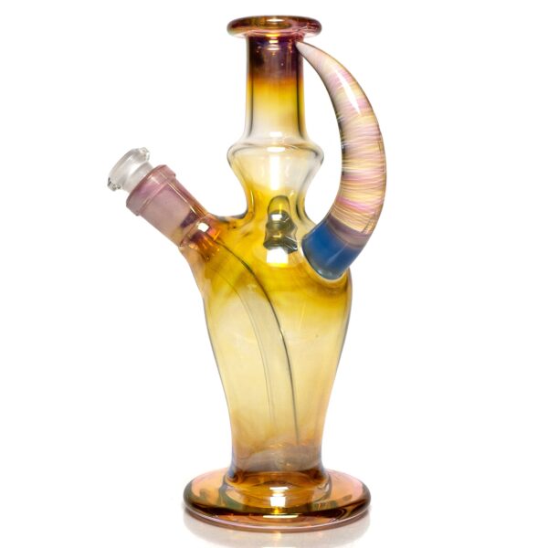 Shop Brando - 10mm Fumed Mini Tube - Milky Blue - Red & Blue Wag Millie in australian