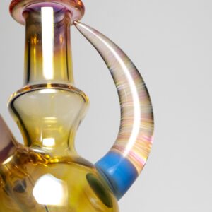 Shop Brando - 10mm Fumed Mini Tube - Milky Blue - Red & Blue Wag Millie in australian