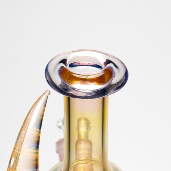 Shop Brando - 10mm Fumed Mini Tube - Dragons Blood - Cane Cluster Millie #2 in australian