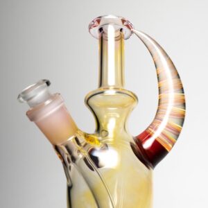 Shop Brando - 10mm Fumed Mini Tube - Dragons Blood - Cane Cluster Millie #2 in australian