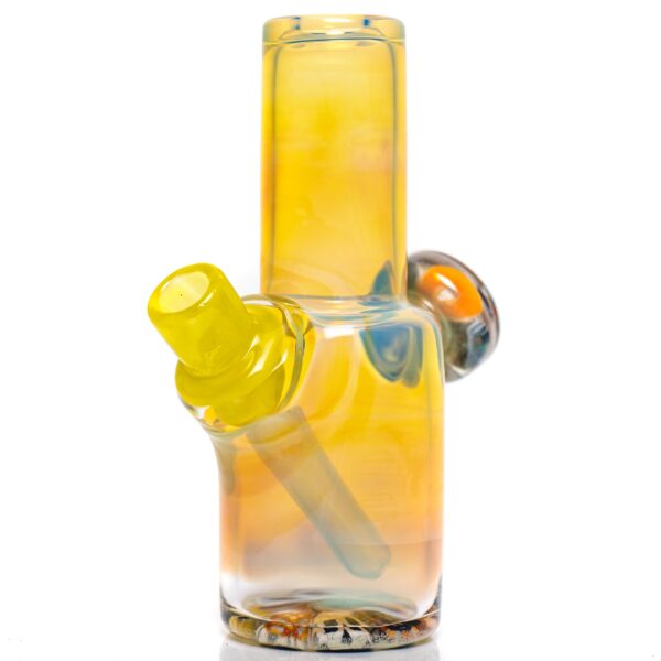Shop Crunklestein - Tiny Tube - Silver Fumed w/ Lemon Drop in australian