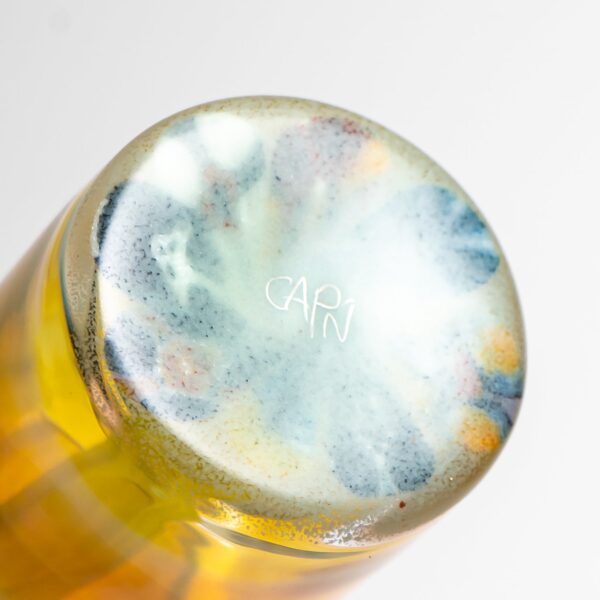 Shop Crunklestein - Tiny Tube - Silver Fumed w/ Lemon Drop in australian
