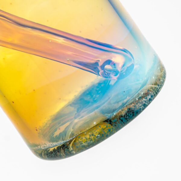 Shop Crunklestein - Tiny Tube - Silver Fumed w/ Karmaline in australian