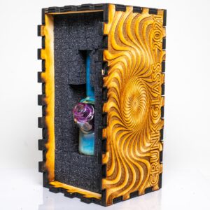 Shop Crunklestein - Tiny Tube - Silver Fumed w/ Karmaline in australian