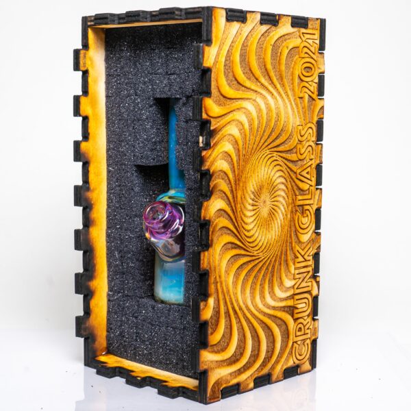 Shop Crunklestein - Tiny Tube - Silver Fumed w/ Karmaline in australian