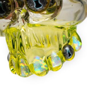 Shop Carsten Carlile x Bluegrass Glass - Skull Shredder - UV Illuminati & Lucy in australian