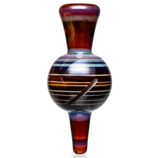 Shop Cripple Hill Glass - Spinner Cap - 25mm - Amber Purple #2 in australian