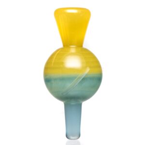 Shop Cripple Hill Glass - Spinner Cap - 25mm - CFL Pastel Serum & Pastel Blue in australian