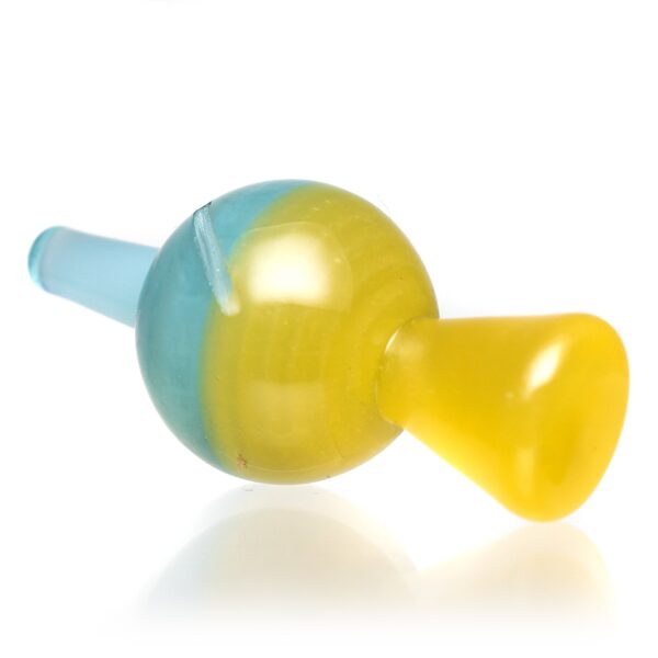 Shop Cripple Hill Glass - Spinner Cap - 25mm - CFL Pastel Serum & Pastel Blue in australian