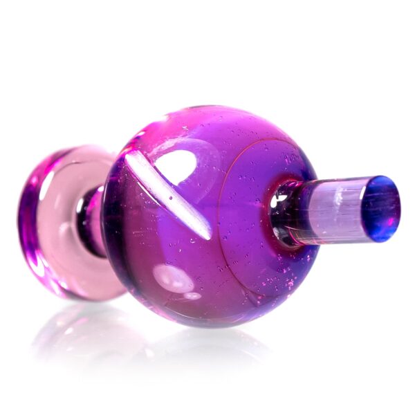 Shop Cripple Hill Glass - Spinner Cap - 25mm - Pink Lollipop & CFL Green in australian