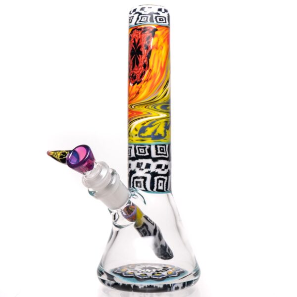 Shop Crunklestein - Millie Mini Beaker - Multi Color w/ Black & White & Agua Azul in australian