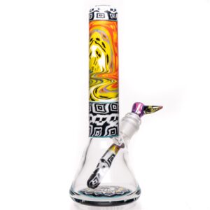 Shop Crunklestein - Millie Mini Beaker - Multi Color w/ Black & White & Agua Azul in australian