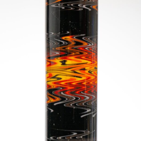 Shop Chris Sculli x Glass Munky - Worked Beaker - Fire Fade & Pumpkin Spice in australian