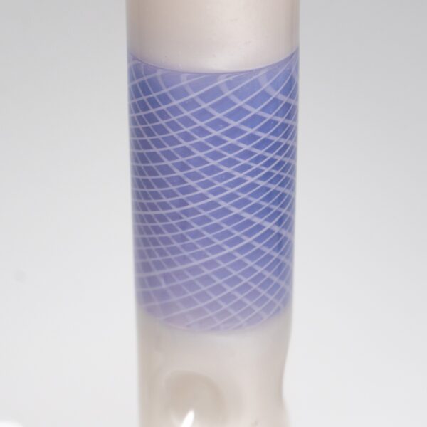 Shop Chris Sculli x Glass Munky - Worked Beaker - Purple/White Satin & UV Retti in australian