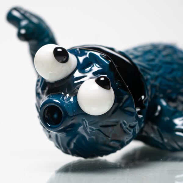 Shop Daniels Glass Art - Sculpted Puffco Peak Top - Cookie Monster in australian