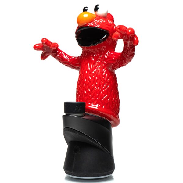 Shop Daniels Glass Art - Sculpted Puffco Peak Top - Elmo in australian