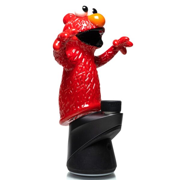 Shop Daniels Glass Art - Sculpted Puffco Peak Top - Elmo in australian