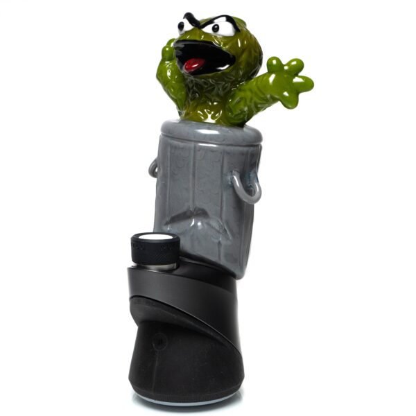 Shop Daniels Glass Art - Sculpted Puffco Peak Top - Oscar the Grouch in australian