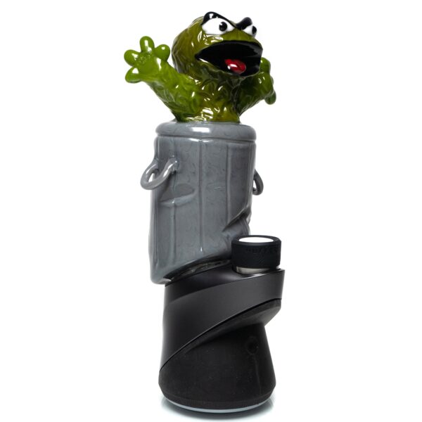 Shop Daniels Glass Art - Sculpted Puffco Peak Top - Oscar the Grouch in australian