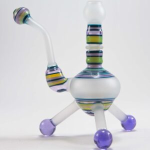 Shop Doug Zolbert - Sandblasted Encalmo Tripod - Pink, Electric Blue, Purple Rain & Slyme in australian