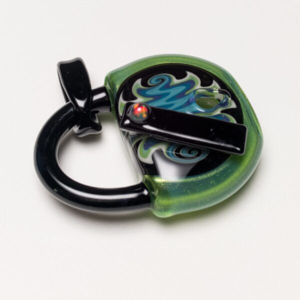 Shop Etai Rahmil - Antique Lock Pendant - Slyme in australian