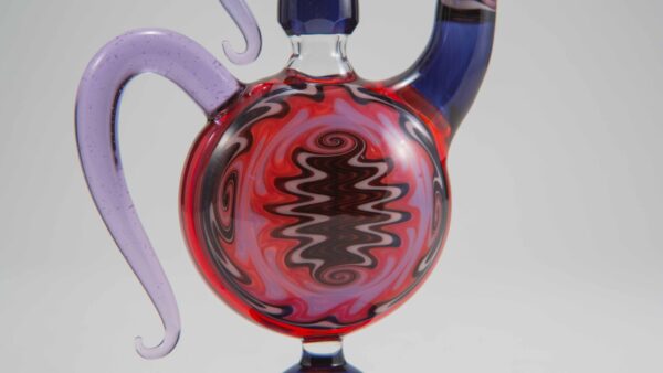 Shop Etai Rahmil - Magic Lantern - Black, Purple & Red in australian