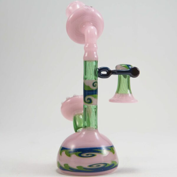 Shop Etai Rahmil - Mini Candiestick Phone - Pink & Green in australian