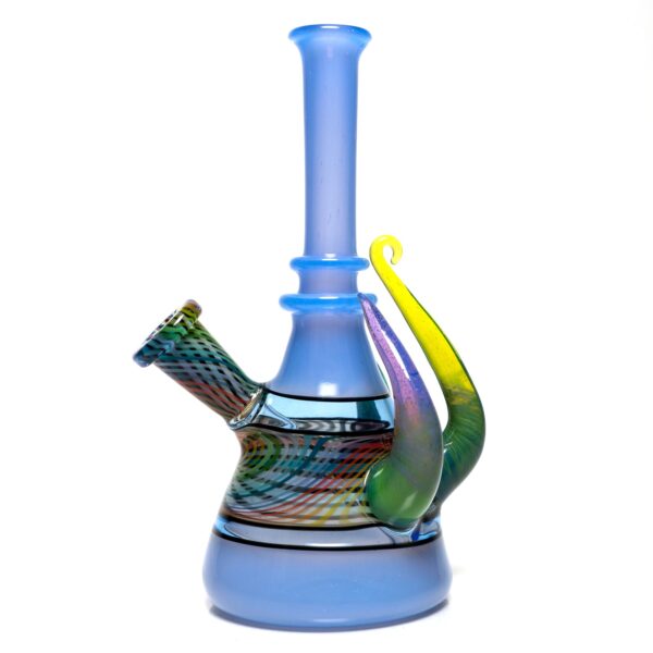 Shop Foggy Mountain - Full Color Worked 3 Horn Tube - Blue Cheese/White in australian