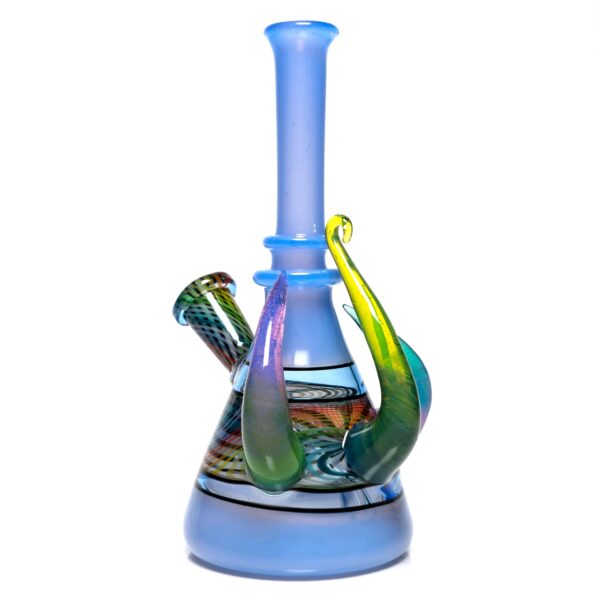 Shop Foggy Mountain - Full Color Worked 3 Horn Tube - Blue Cheese/White in australian