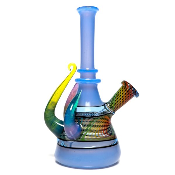Shop Foggy Mountain - Full Color Worked 3 Horn Tube - Blue Cheese/White in australian
