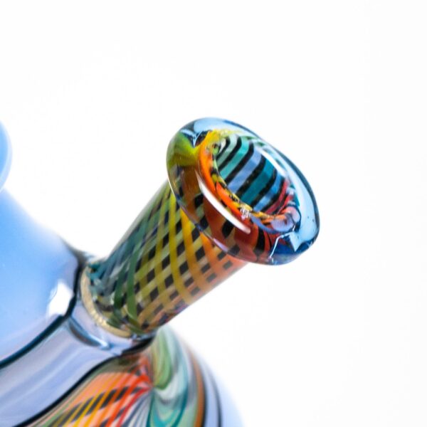 Shop Foggy Mountain - Full Color Worked 3 Horn Tube - Blue Cheese/White in australian