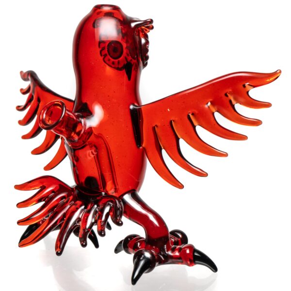 Shop Four Winds Flameworks - Monochrome Owl Rig - Ruby Slippers in australian