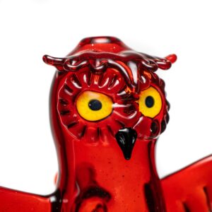 Shop Four Winds Flameworks - Monochrome Owl Rig - Ruby Slippers in australian