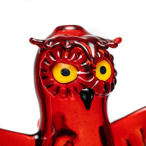 Shop Four Winds Flameworks - Monochrome Owl Rig - Ruby Slippers in australian