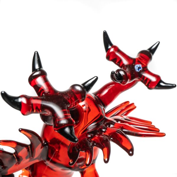 Shop Four Winds Flameworks - Monochrome Owl Rig - Ruby Slippers in australian