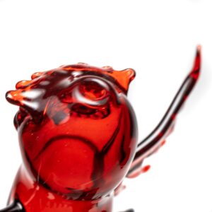 Shop Four Winds Flameworks - Monochrome Owl Rig - Ruby Slippers in australian
