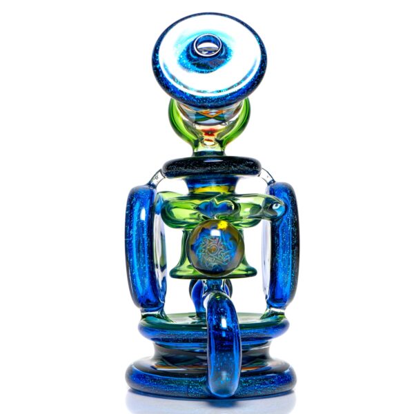 Shop Freeek Glass - Double Terpcycler - Plantphibian & Blue Dichro in australian