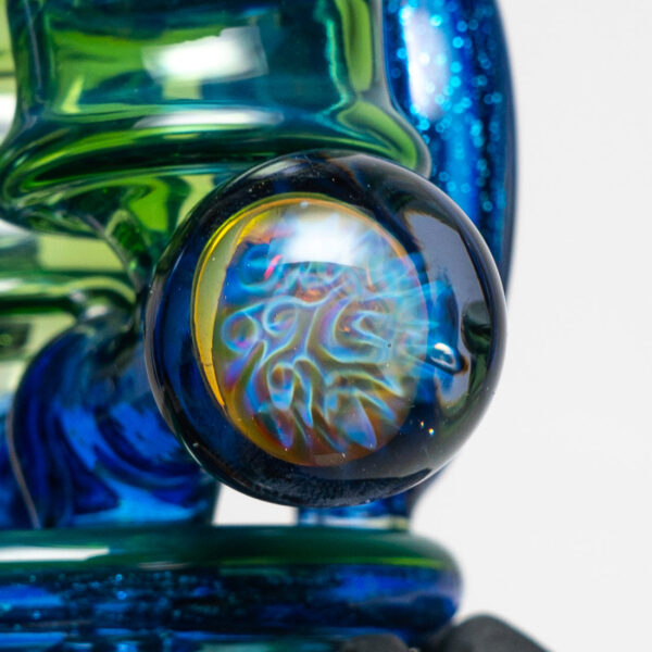 Shop Freeek Glass - Double Terpcycler - Plantphibian & Blue Dichro in australian