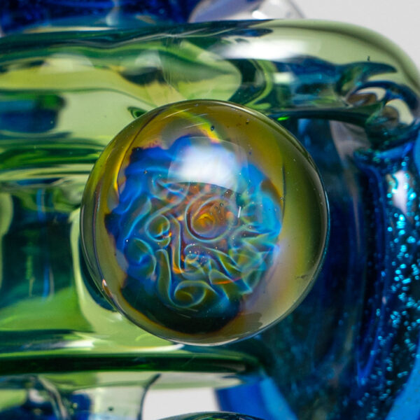 Shop Freeek Glass - Double Terpcycler - Plantphibian & Blue Dichro in australian
