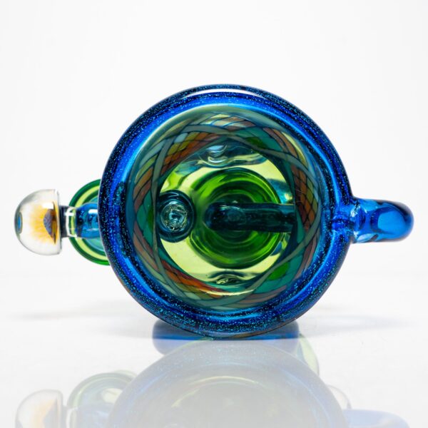 Shop Freeek Glass - Double Terpcycler - Plantphibian & Blue Dichro in australian