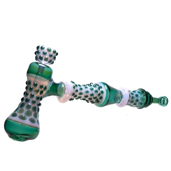Shop Goo Roo Designs - 24" Hammer Bubbler - Milky Purple & Teal in australian