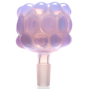 Shop Goo Roo Designs - 23" Hammer Bubbler - Milky Purple & Red in australian