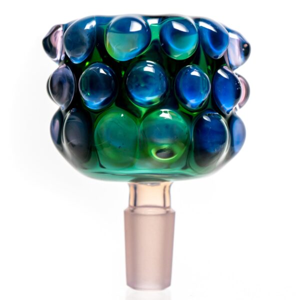 Shop Goo Roo Designs - 16" Hammer Bubbler - Milky Pink, Blue & Fume in australian